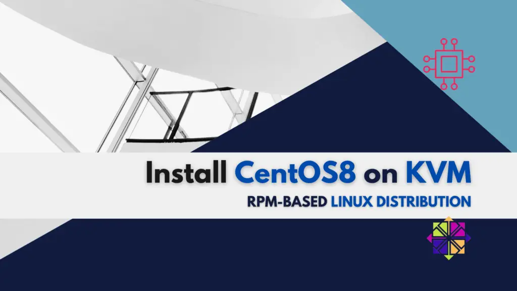 Install CentOS8 on KVM