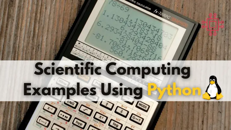 Scientific computing examples using Python