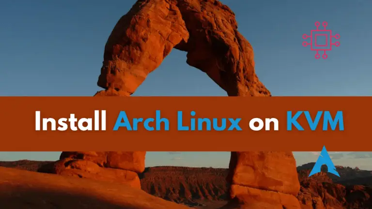 Install Arch Linux on KVM
