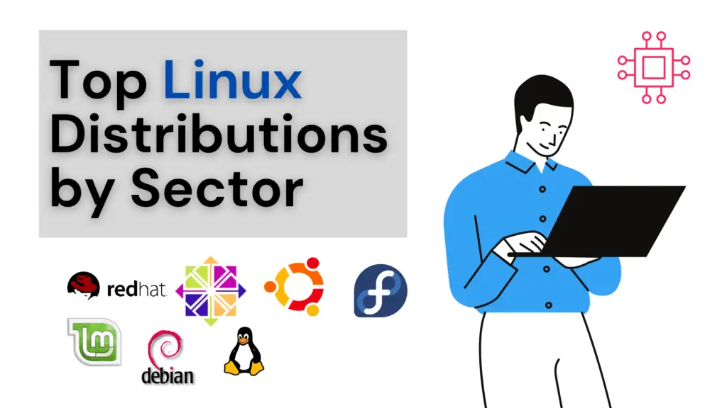 Top Linux distributions by sector