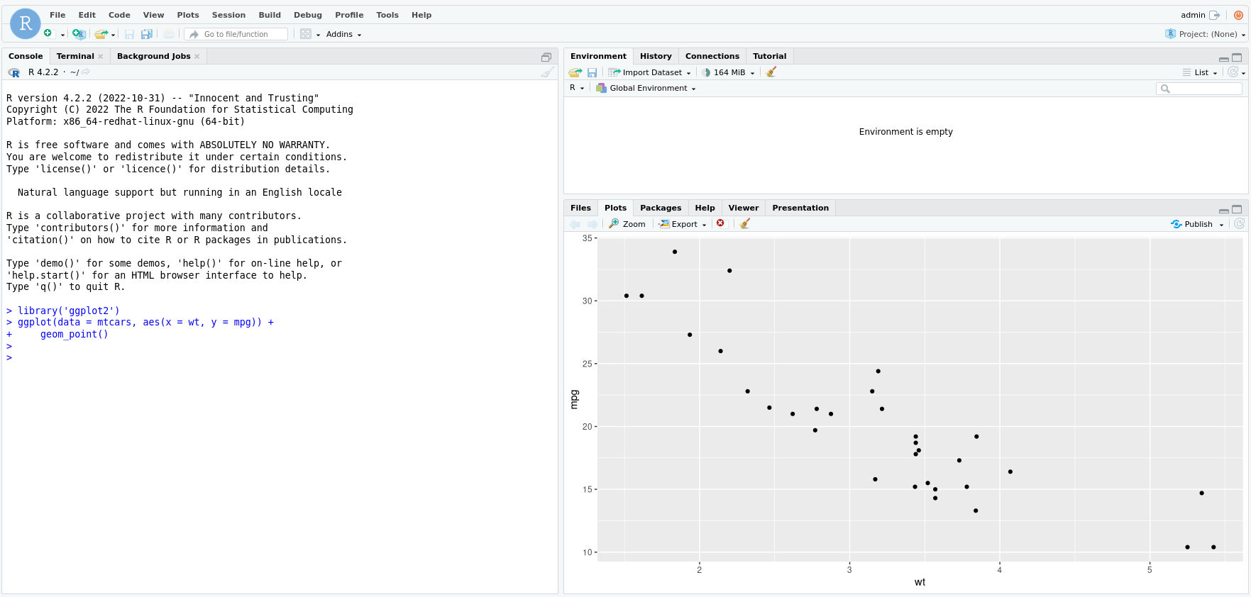 Install ggplot2