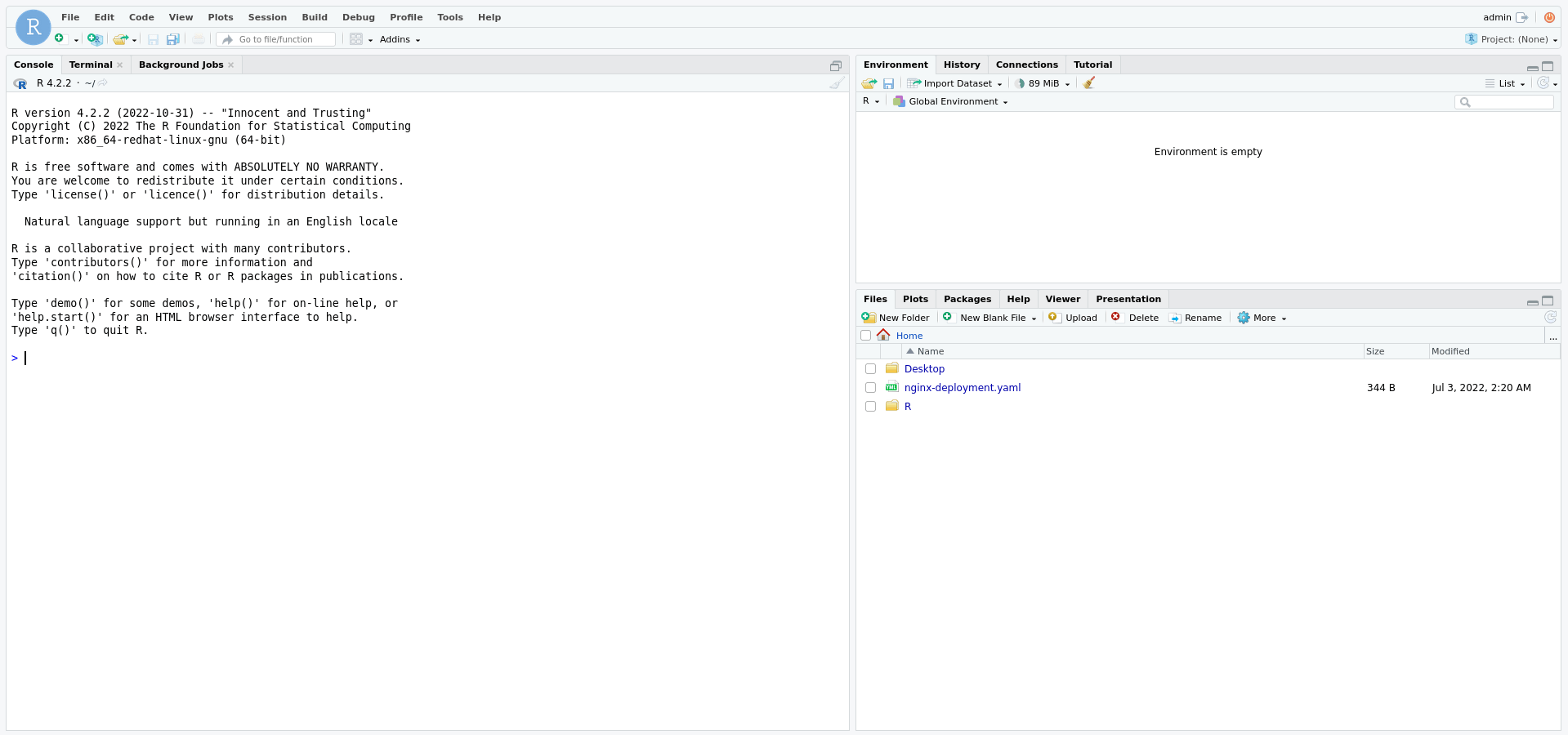 Install R and RStudio on RHEL9