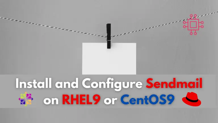 Configure Sendmail on RHEL9