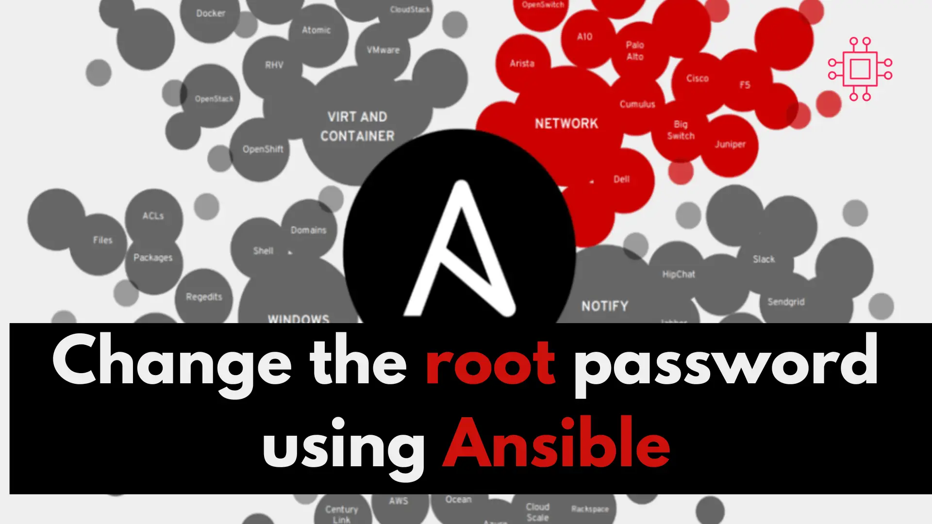 Change root password using Ansible
