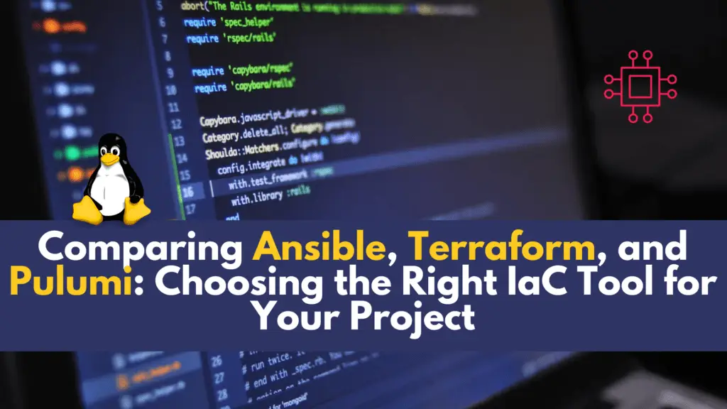 Comparing Ansible Terraform and Pulumi