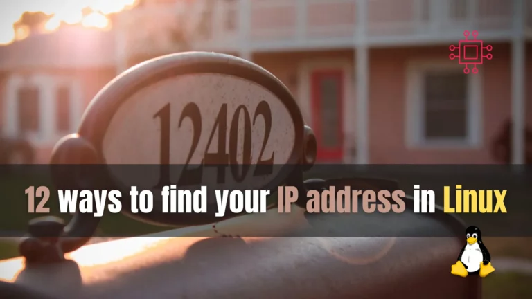 Find your IP address in Linux