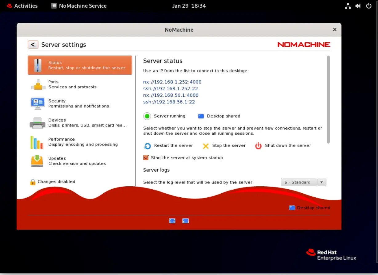 Install NoMachine on RHEL9