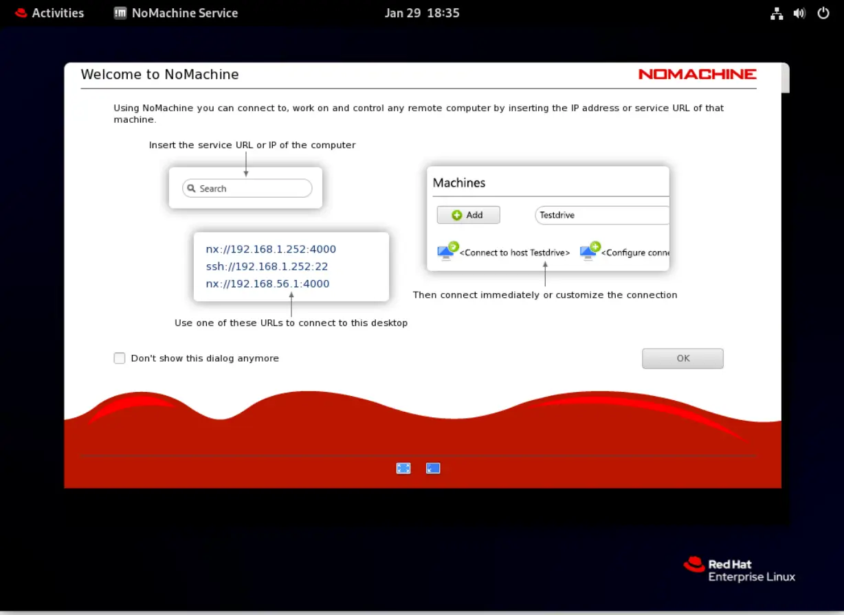 Install NoMachine on RHEL9