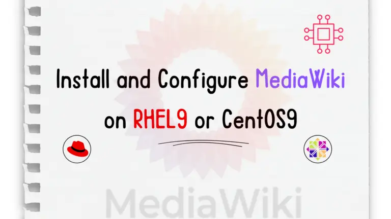 Installing and configuring MediaWiki on RHEL9