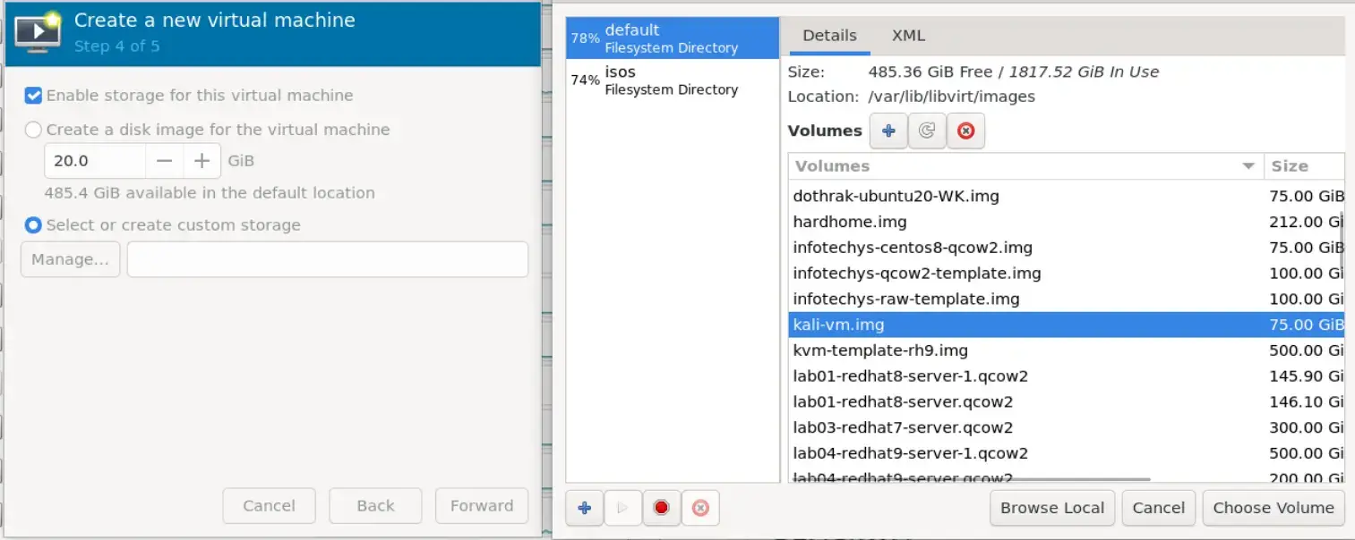 Install Kali Linux on KVM