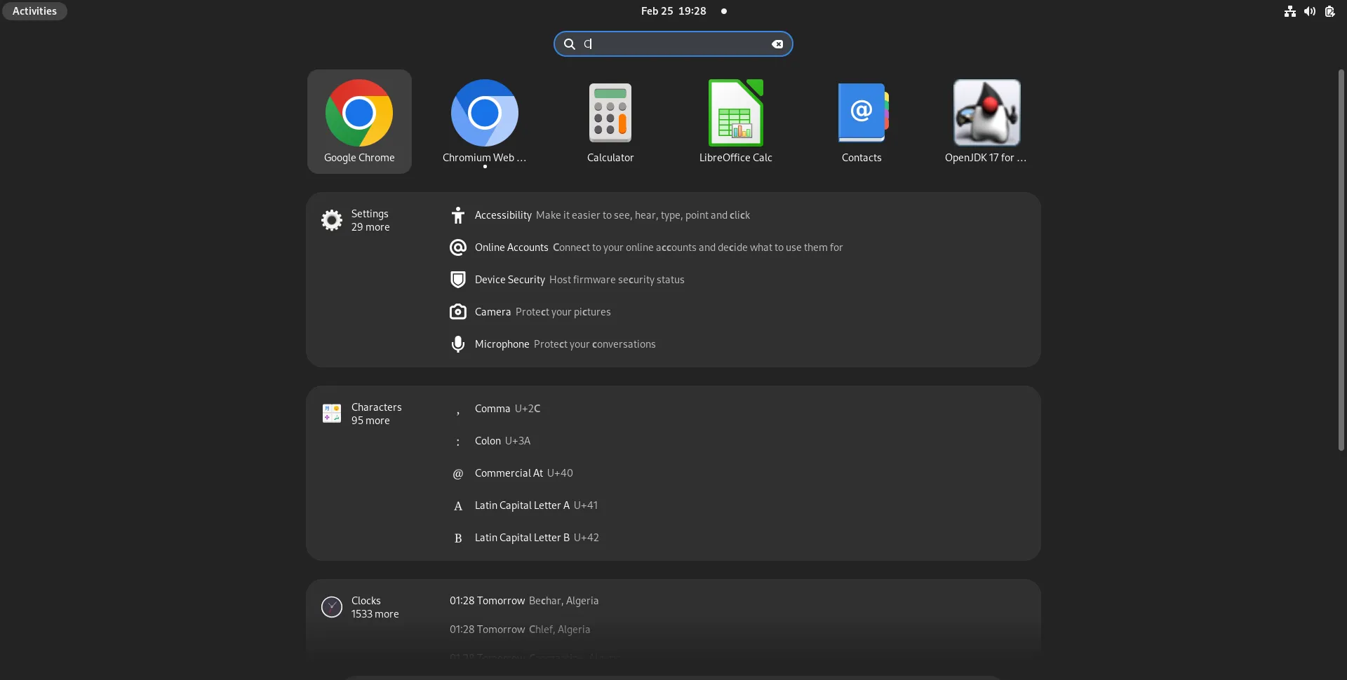 Chromium Applications Menu