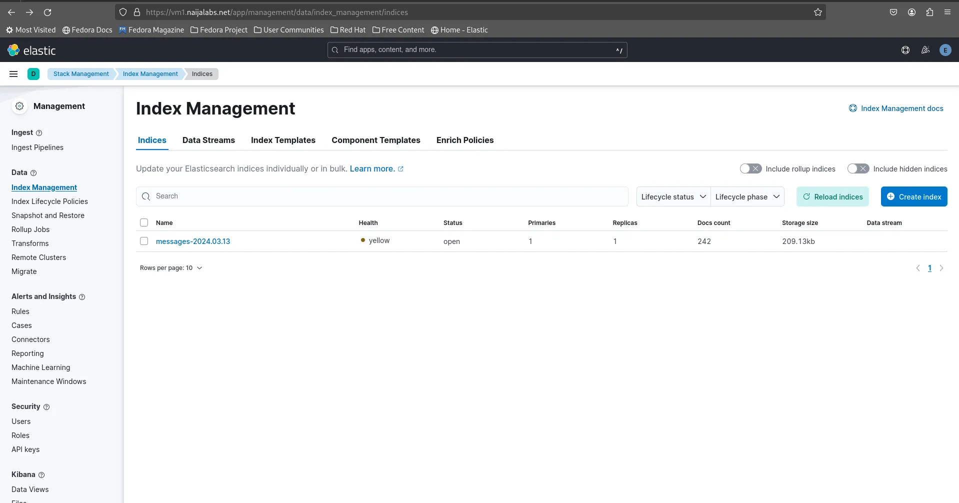 Install ELK Stack on RHEL9: Kibana Web Interface