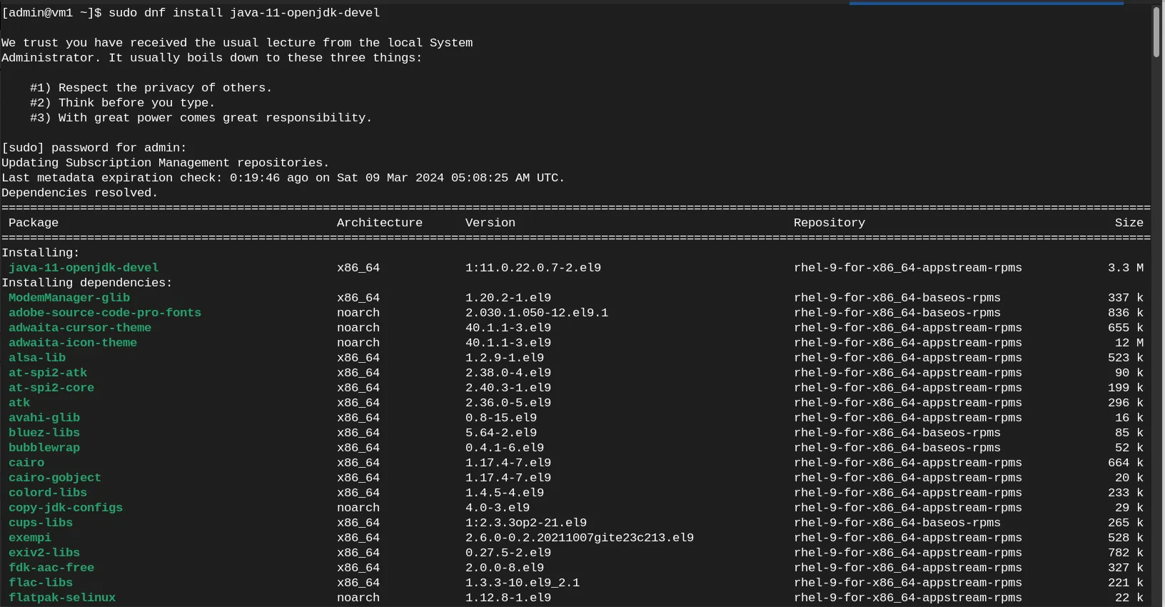 Install ELK Stack on RHEL9: Java