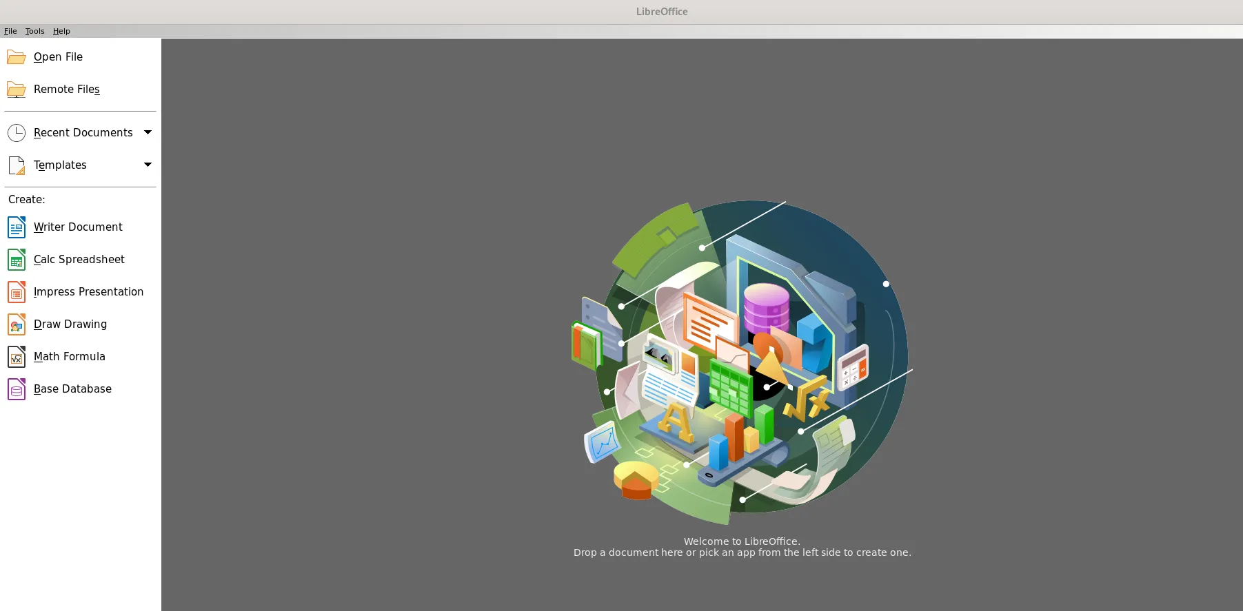 LibreOffice First Launch