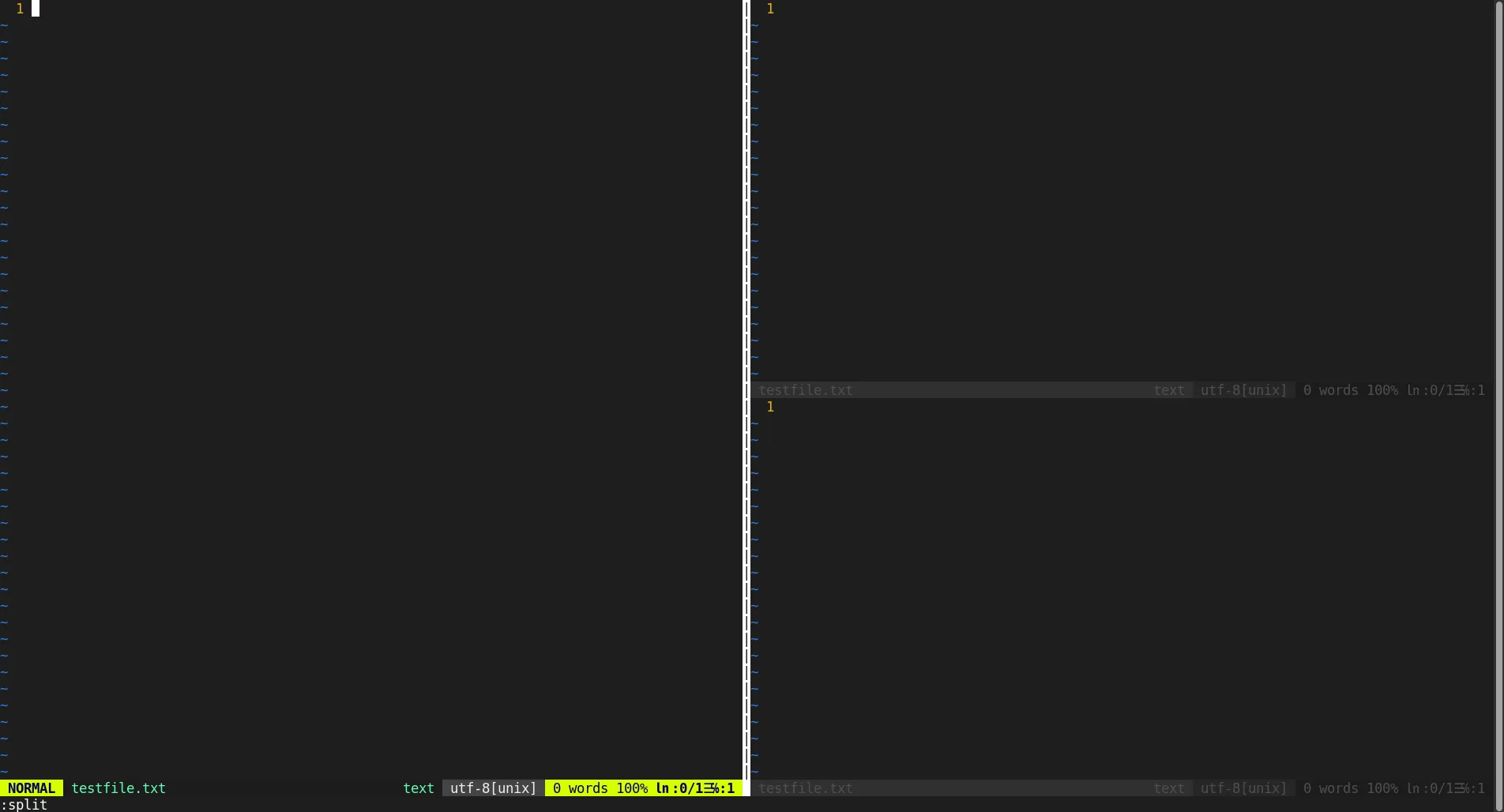 Multi Window Feature in Vim