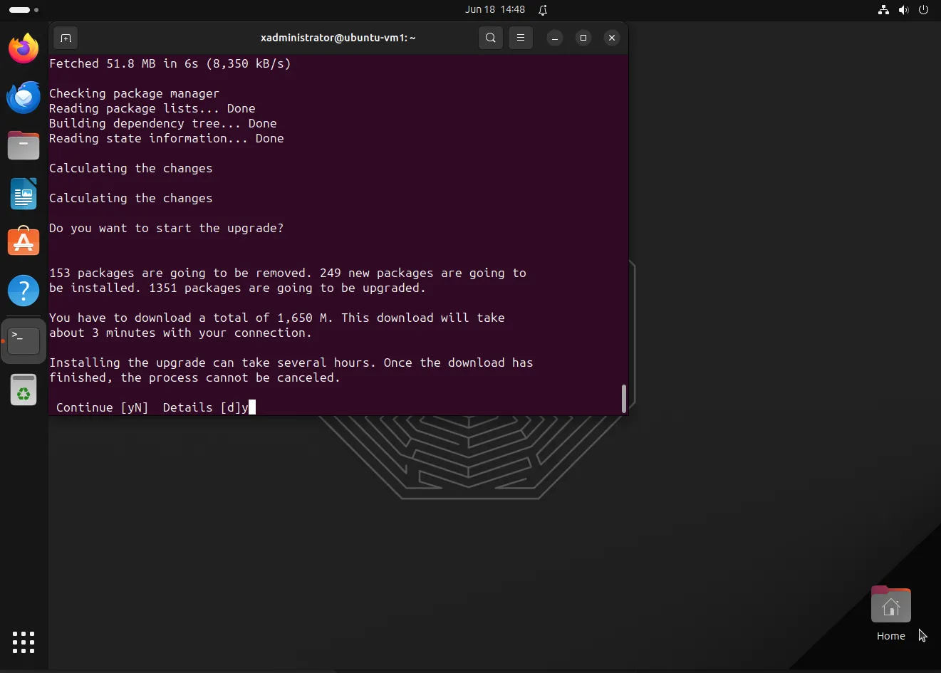 Upgrade Ubuntu 23.10 to 24.04