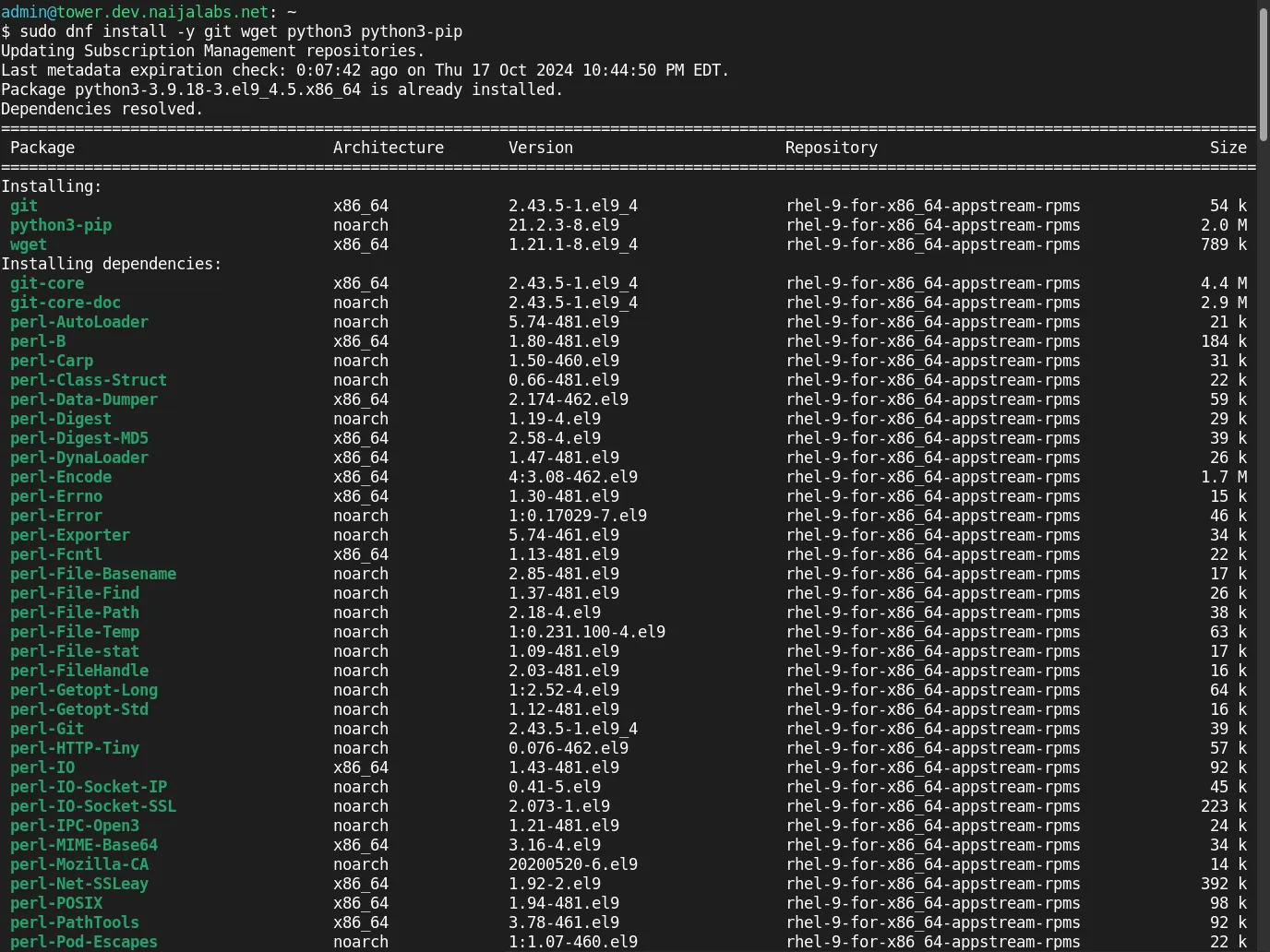 Install Ansible Tower on RHEL 9