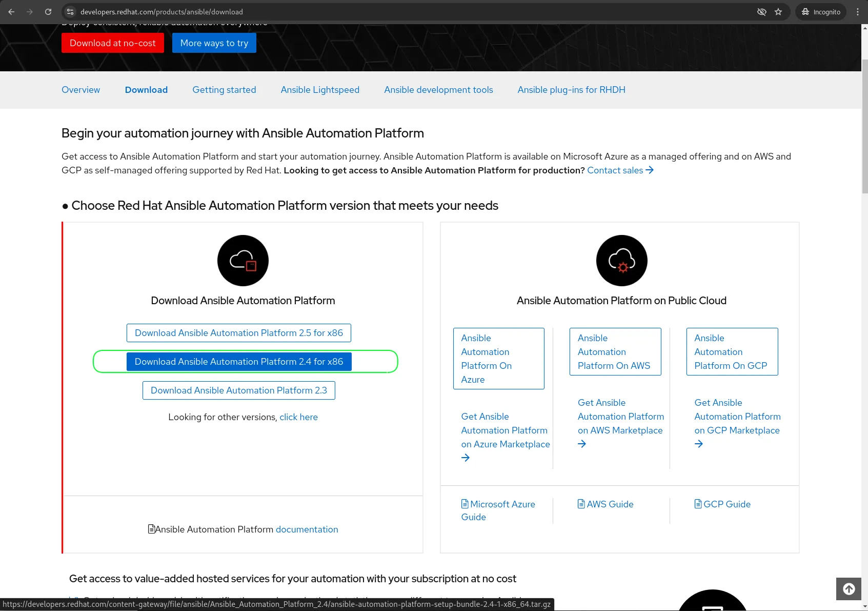 Install Ansible Tower on RHEL 9