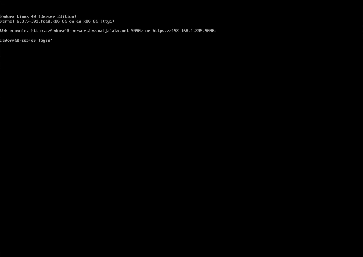 Fedora 40 Installer: Installation Progress Page - Reboot