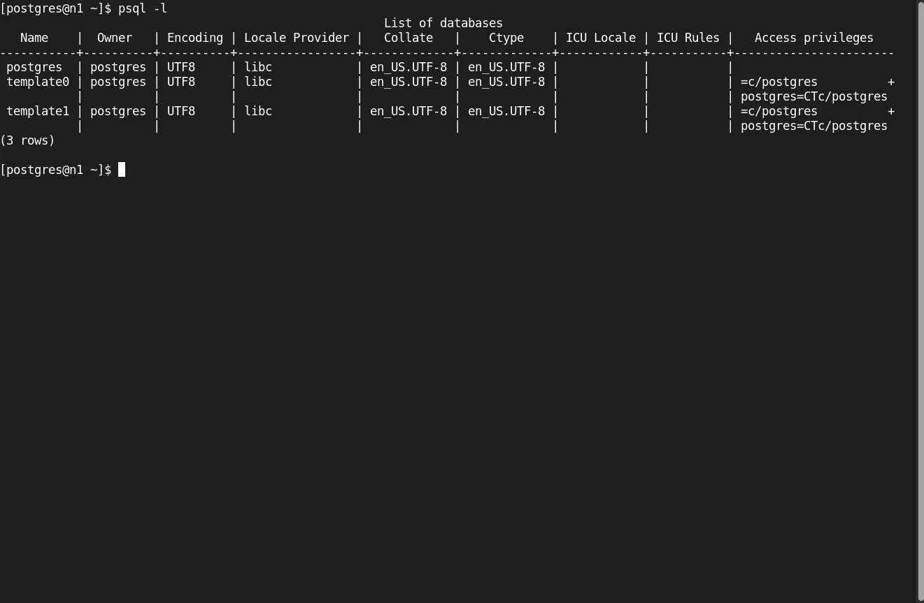 Installing and configuring PostgreSQL on RHEL 9