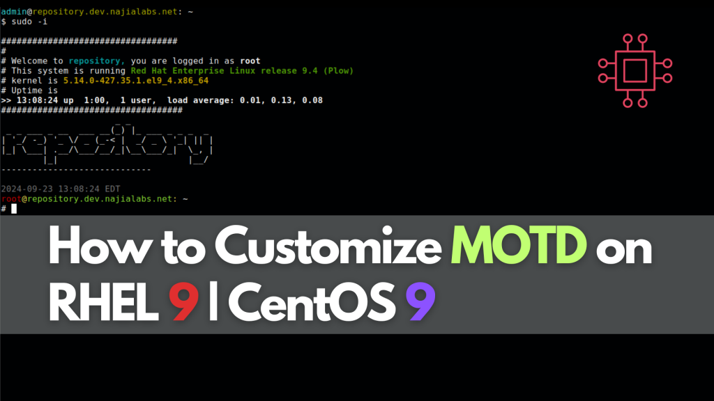 Customizing Linux MOTD on RHEL 9
