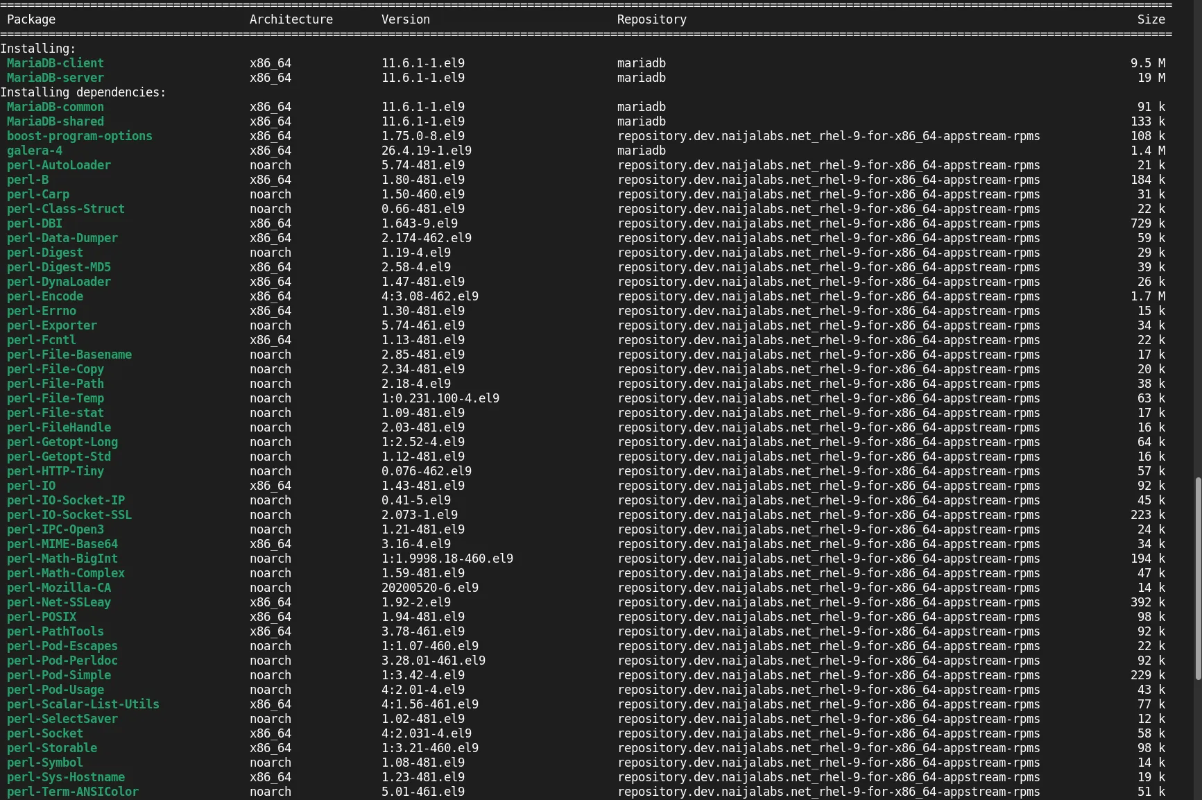 Install MariaDB on RHEL 9 | CentOS 9