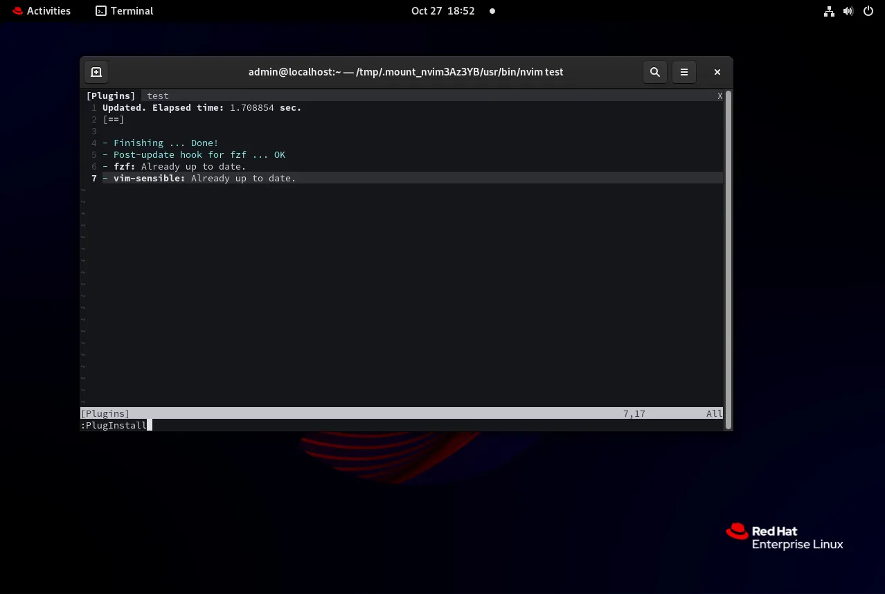 Install Neovim on RHEL 9