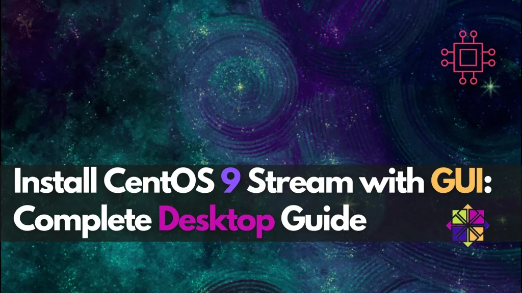 CentOS 9 Stream GUI