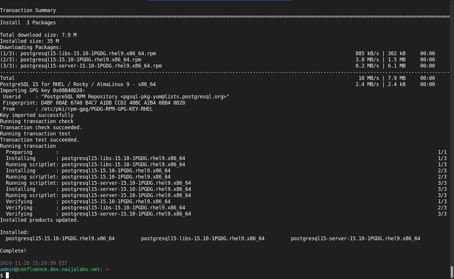 Install Confluence on RHEL 9 or CentOS 9